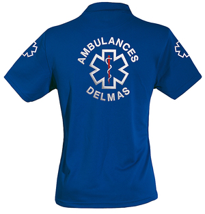 Plusieurs coloris pour ce polo ambulancier